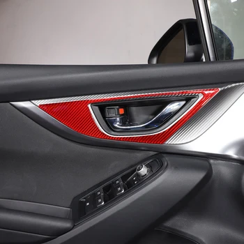 Pentru Subaru WRX 2021-2023 Mânerului Interior al Cadrului Benzi Decorative Tapiterie Autocolant Moale Fibra de Carbon, Accesorii Auto
