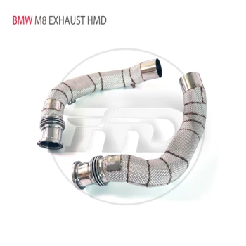 HMD Sistem de Evacuare Debit Mare Performanță Burlan pentru BMW M8 Catalizatorului Antet