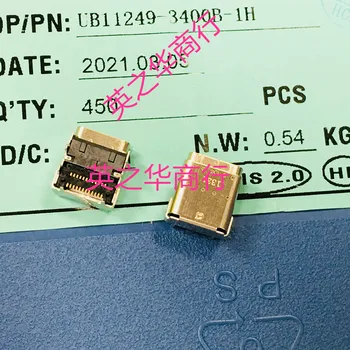 20buc original nou UB11249-3400B-1H conector soclu USB interfață