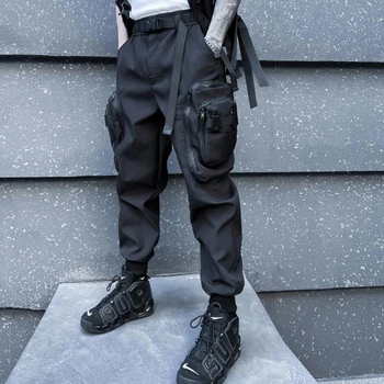 Unisex Funcțional Multi-Buzunar Salopete Militare Tactice Jogger Cargo Pantaloni pentru Bărbați Îmbrăcăminte pentru Harajuku Streetwear Stil Japonez