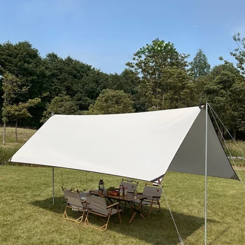 Baldachin în aer liber Camping Cort Picnic de Protecție solară Ploaie Pergola Camping Gătit Pânză Umbrelă de soare materiale și Echipamente Sportive