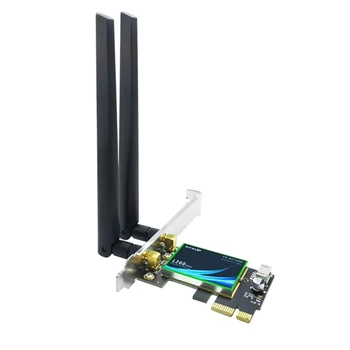 H4GA PCIE placa WIFI 1200Mbps Adaptor Wireless Bluetooth-compatible4.0 PCI-E
