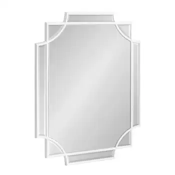 Glam Oglindă de Perete, 18 x 24, Alb, Boho - Decor pentru Perete