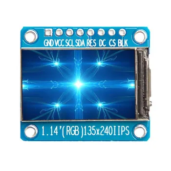 8pini 1.14 inch TFT display module 132*240 4 fire SPI interface ecran LCD IPS 1.14 inch st7789 HD display LCD