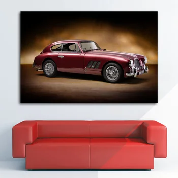 Neînrămate Arta de Perete Aston Martin DB24 Sport Retro Vintage Masina Postere si Printuri Panza Pictura Imagine pentru Living Decorul Camerei