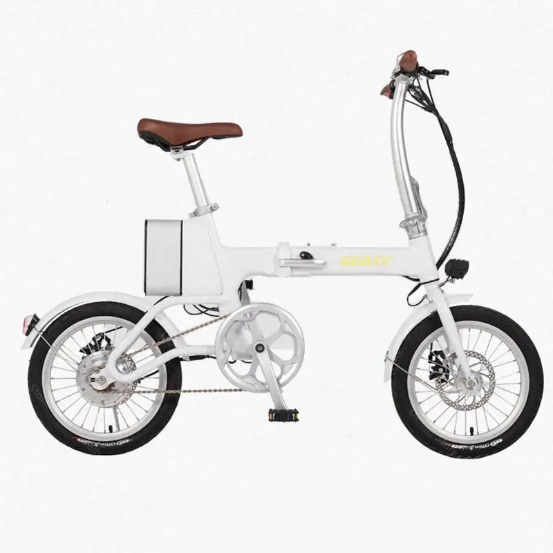 16 Inch Biciclete Electrice Femei 2 Roți, Biciclete Electrice 36V 250W Pliabil Scuter Electric Pentru Copii/Adulți Putere Banca3