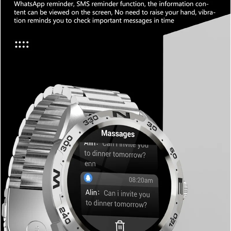 2023 Nou Ceas Inteligent I32 Ceas Pentru Bărbați Bluetooth Apel 1.32 Inch HD Pixel Sport Impermeabil Ceasuri Smartwatch Pentru Android IOS3