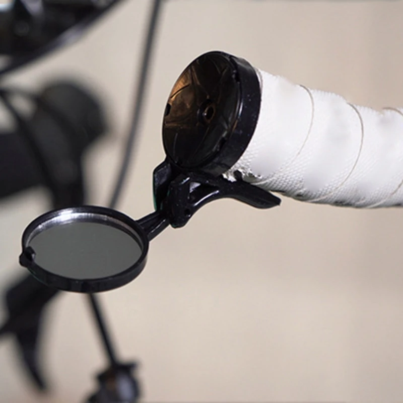 360 de Grade Rotative Universale Biciclete Oglindă pentru Biciclete de Munte Pliabil Manșon de Montaj Ghidon End Roata Oglindă3