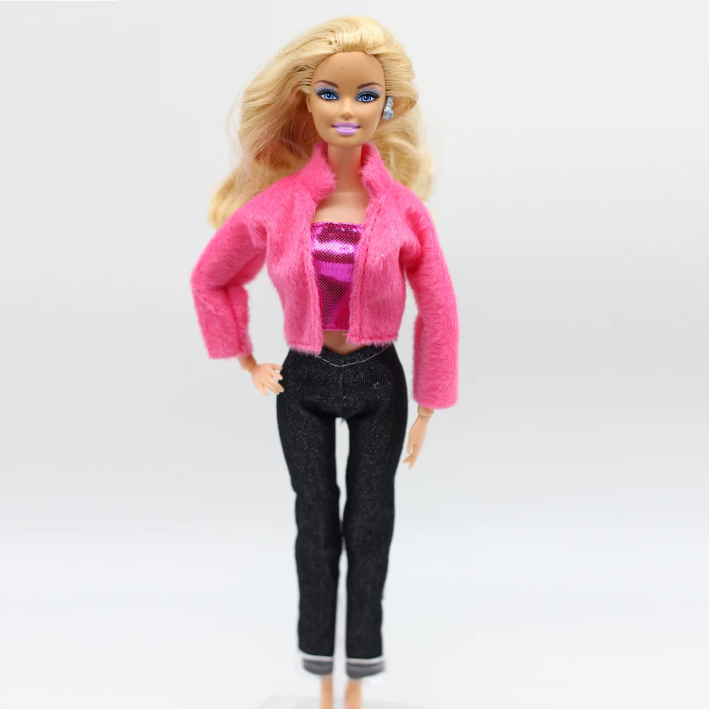 5sets haine Pentru 1/6 Barbie Papusa Pantaloni de Moda Tinuta Bluza Pantaloni Haine eg0183