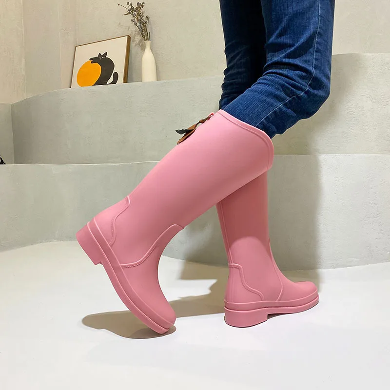 Adult Cizme de Ploaie Femei Cizme Impermeabil anti-Alunecare Cizme de Ploaie Femei Grădină Lucru Galoși Coapsei Cizme Înalte Zapatos Mujer3