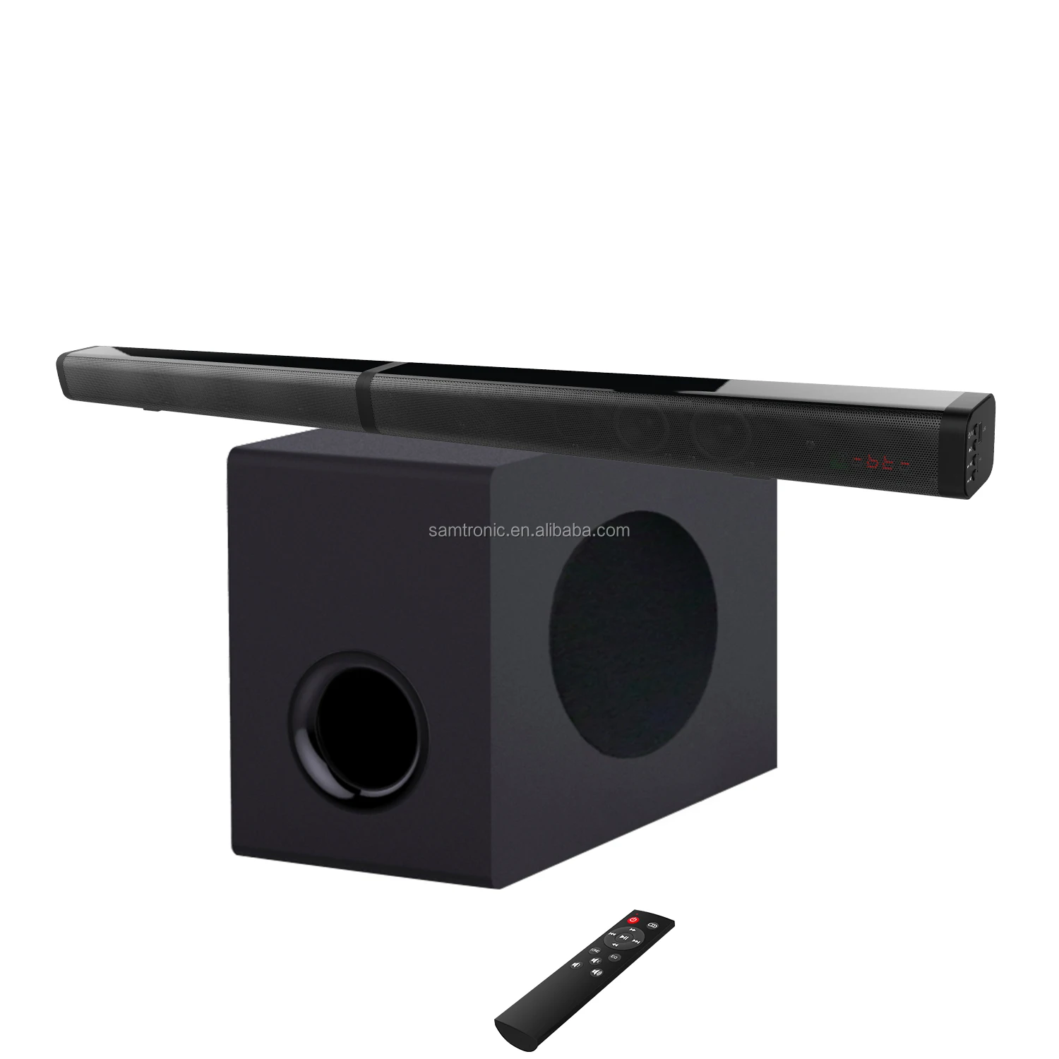 Bara de sunet, Samtronic 37 inch 2.1 ch wireless Detasabila Soundbar cu Subwoofer, Sistem Home Theatre pentru TV SM21263