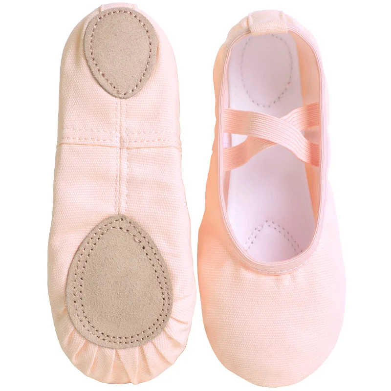 Copii Moi Papuci de Balet Roz de Balet, Pantofi de Dans Gimnastica de Formare Pantofi pentru Fete Adulți3