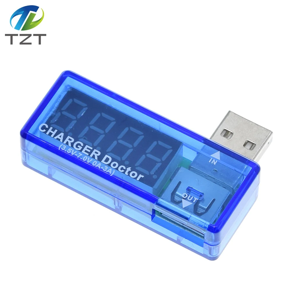 Digital USB de Putere Mobil de încărcare curent Tester de tensiune Metru Mini USB charger doctor voltmetru ampermetru LED display3