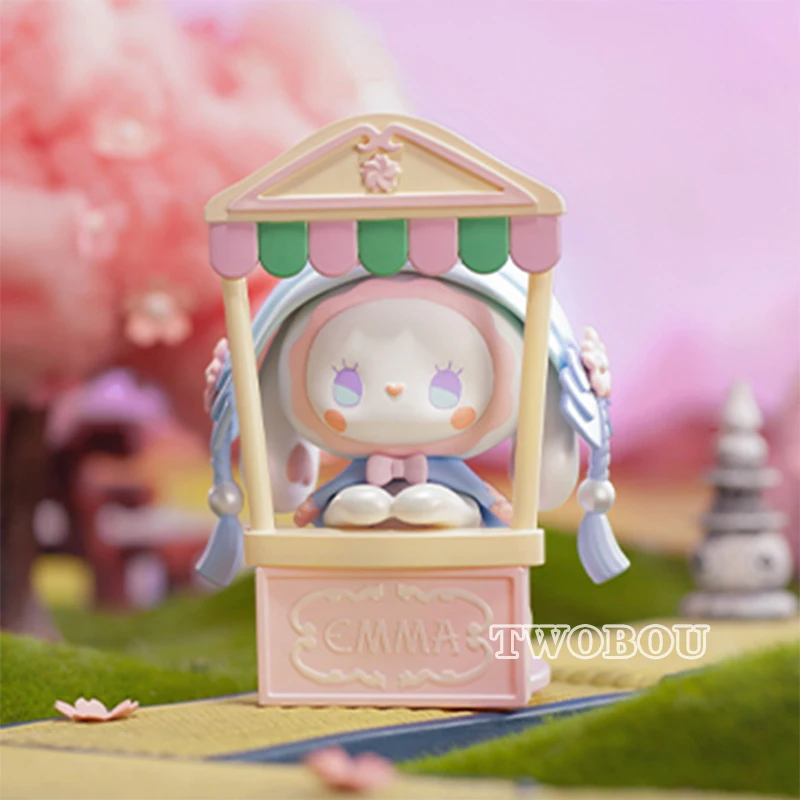 Emma secret forest flori de cires seria 4 orb caseta de jucărie personaj anime papusa cutia misterelor kawaii model pentru fete, cadou de ziua de nastere3