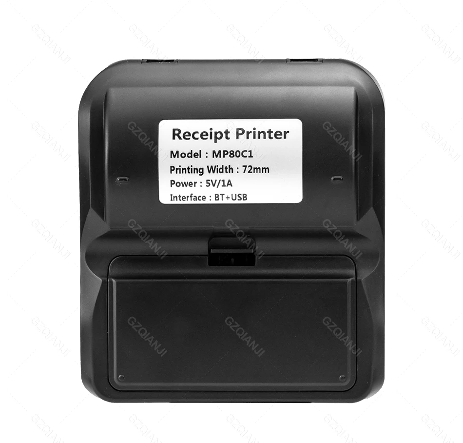 GZQIANJI 3inch 80mm Mini Primirea Imprimanta Termica Bluetooth Portabil POS Bill Printer Producator Role Hartie Suport PC, Android, IOS3
