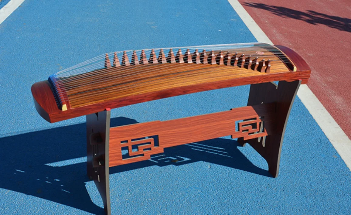 Guzheng portabil 125cm 21 siruri de caractere Chinezești instrument cu coarde3