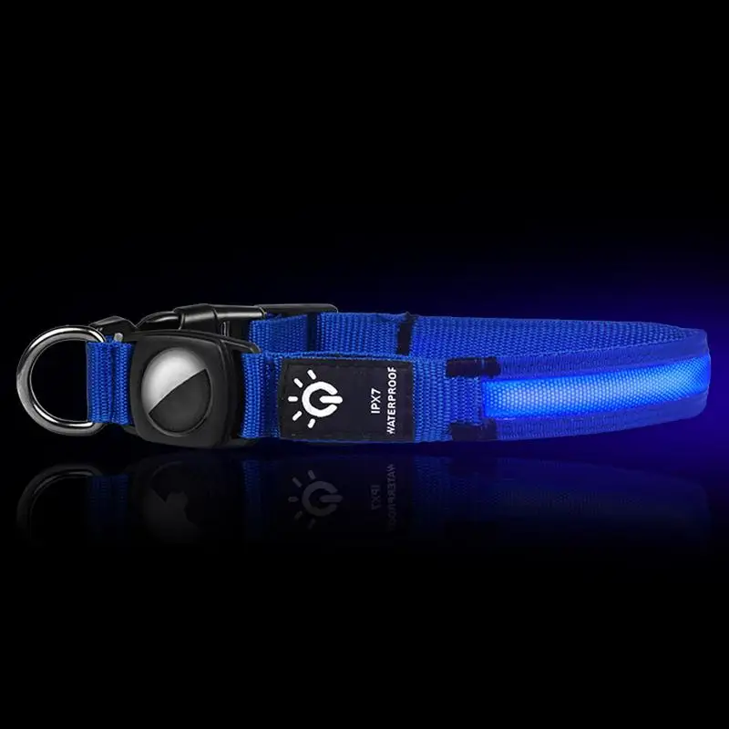 LED-uri Stralucitoare Câine Guler Cu USB baterie Reîncărcabilă de Înaltă Vizibilitate animale de Companie Stralucitoare Clipește Colier Guler Pentru Exterior Noapte Siguranței Alimentare3