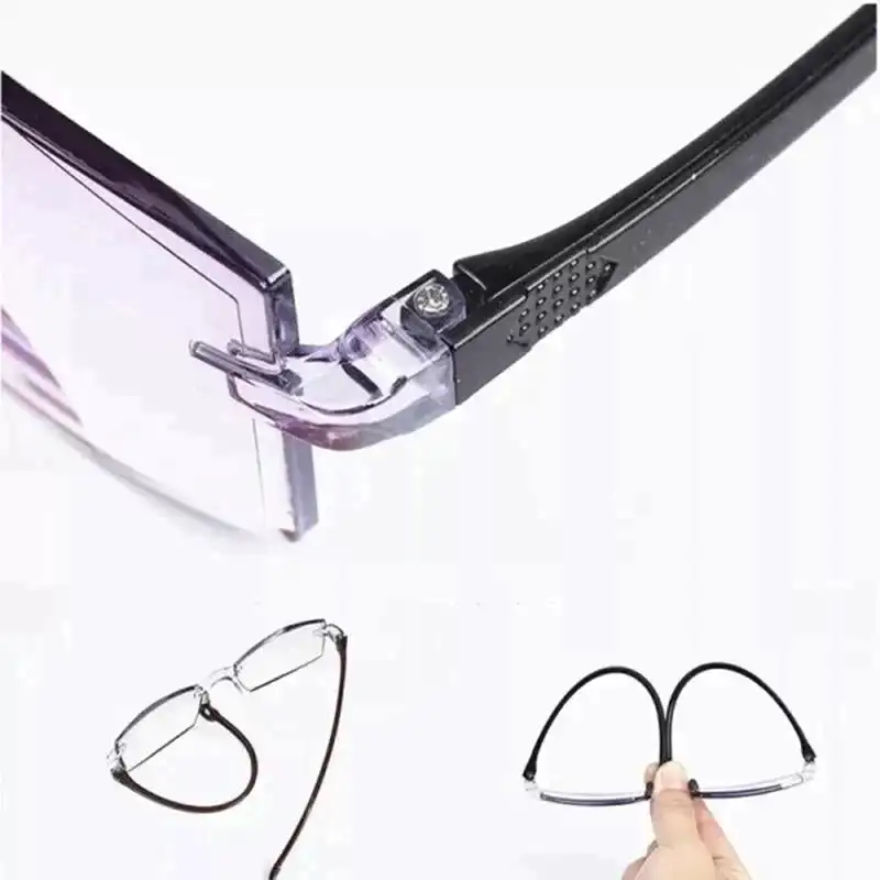 Lectură Viziune ochelari inteligente Ochelari de Lectură Lumină Albastră de Blocare Nici o Linie Multifocale Calculator Cititori pentru Femei, Bărbați Ochelari3