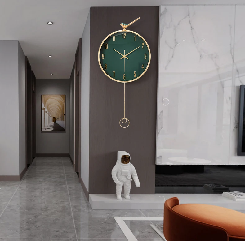 Moderne Personalizate de Metal Pendul Arta de Perete Ceasuri de Acasă Decorative 3D Nordic Ceas de Perete3