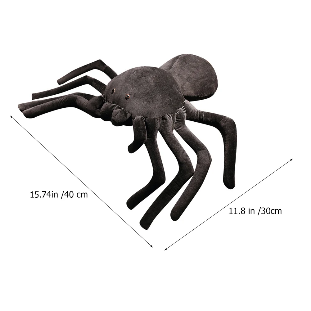 Negru De Pluș Uriaș Păianjen De Jucărie Jucărie Drăguț Animal De Pluș Cadou De Ziua De Nastere Pentru Copii Fete Animale De Jucărie Drăguț3