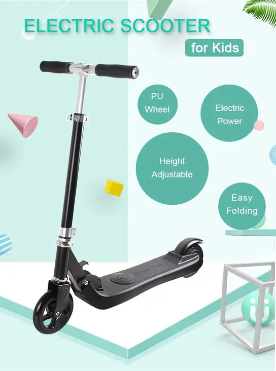 Pliabil pentru copii scuter electric de siguranță potrivit pentru copii cu vârsta între 3-12 100w și poate dura 8 ore3