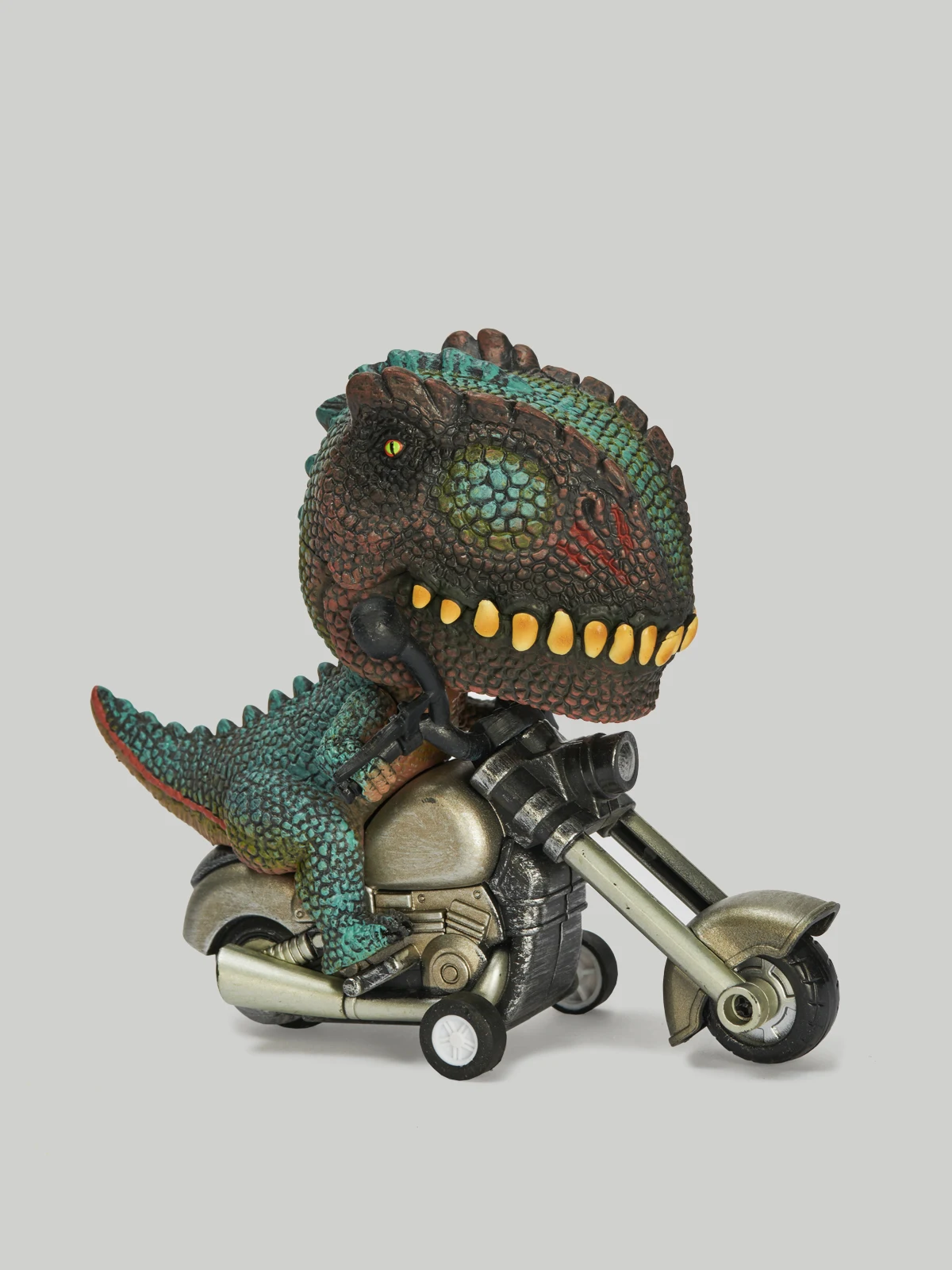 Plictisit de a vedea Tyrannosaurus Rex de echitatie o motocicletă sălbatice! Inerție jucării, bijuterii, decoratiuni creative, cadouri3