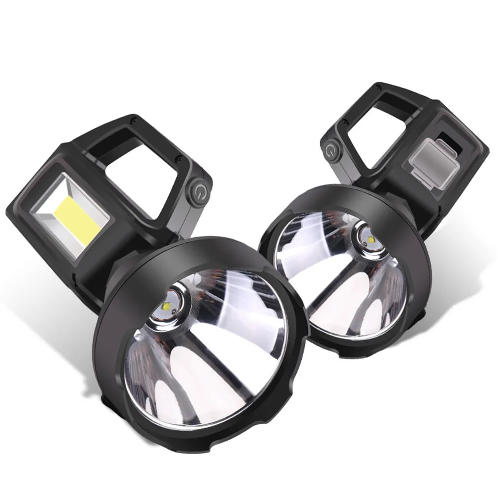 Puternic Lanterna LED-uri Portabile XHP50.2 USB Reîncărcabilă Lanterna Proiector rezistent la apa lumina Reflectoarelor cu Bază de Pescuit Lumina Lanternei3