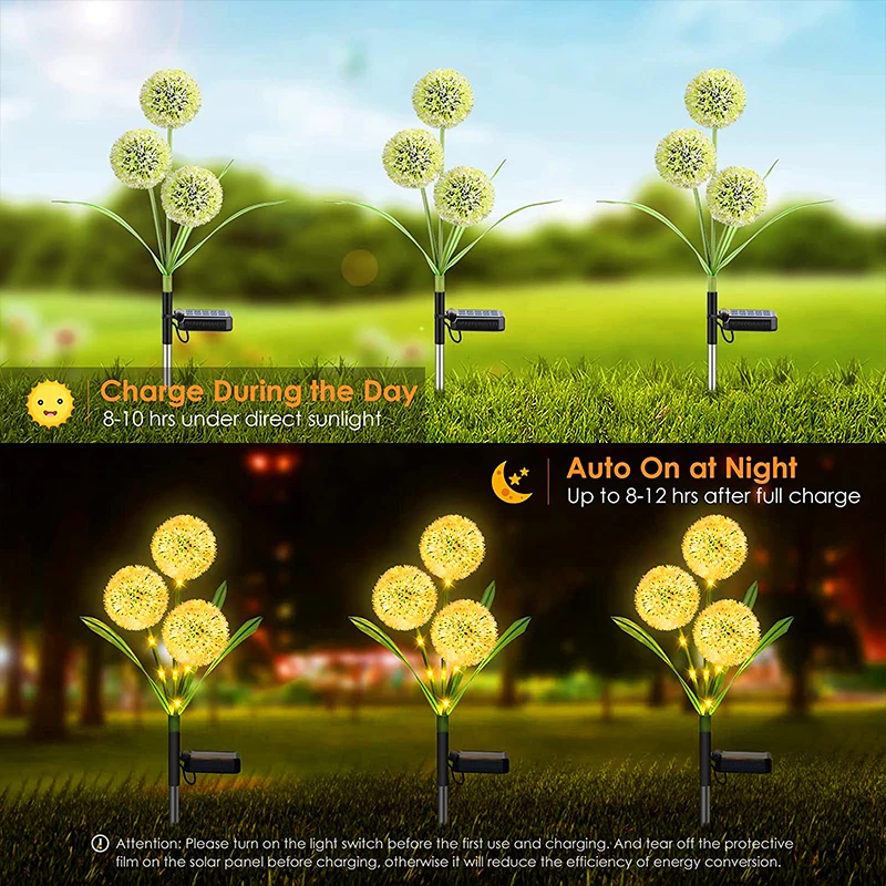 Solar papadie Lumini de Curte în aer liber cu LED-uri impermeabil Villa garden atmosfera decor gazon sol plug-in lumini3