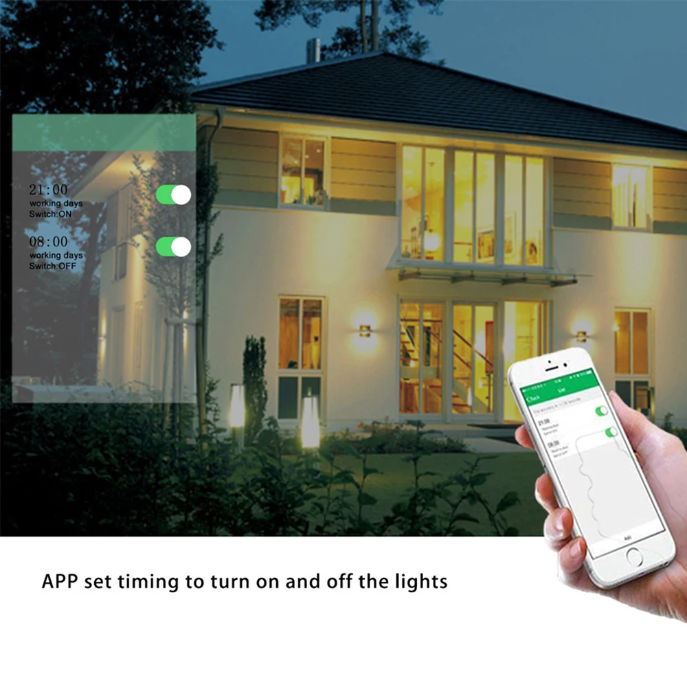 Tuya WiFi Brazilia Smart Switch Smart Home 4/6/8 Gasca Întrerupător De Lumină Panou Tactil Prin Viața Inteligentă De Control Vocal Alexa De Start Google3