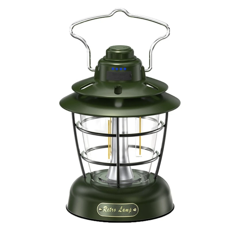 Y5LE Retro Lampa Portabila de Camping Lantern USB Reîncărcabilă Cort de Camping Lumina de Călătorie Epocă de Iluminat în aer liber Camping Lumina3