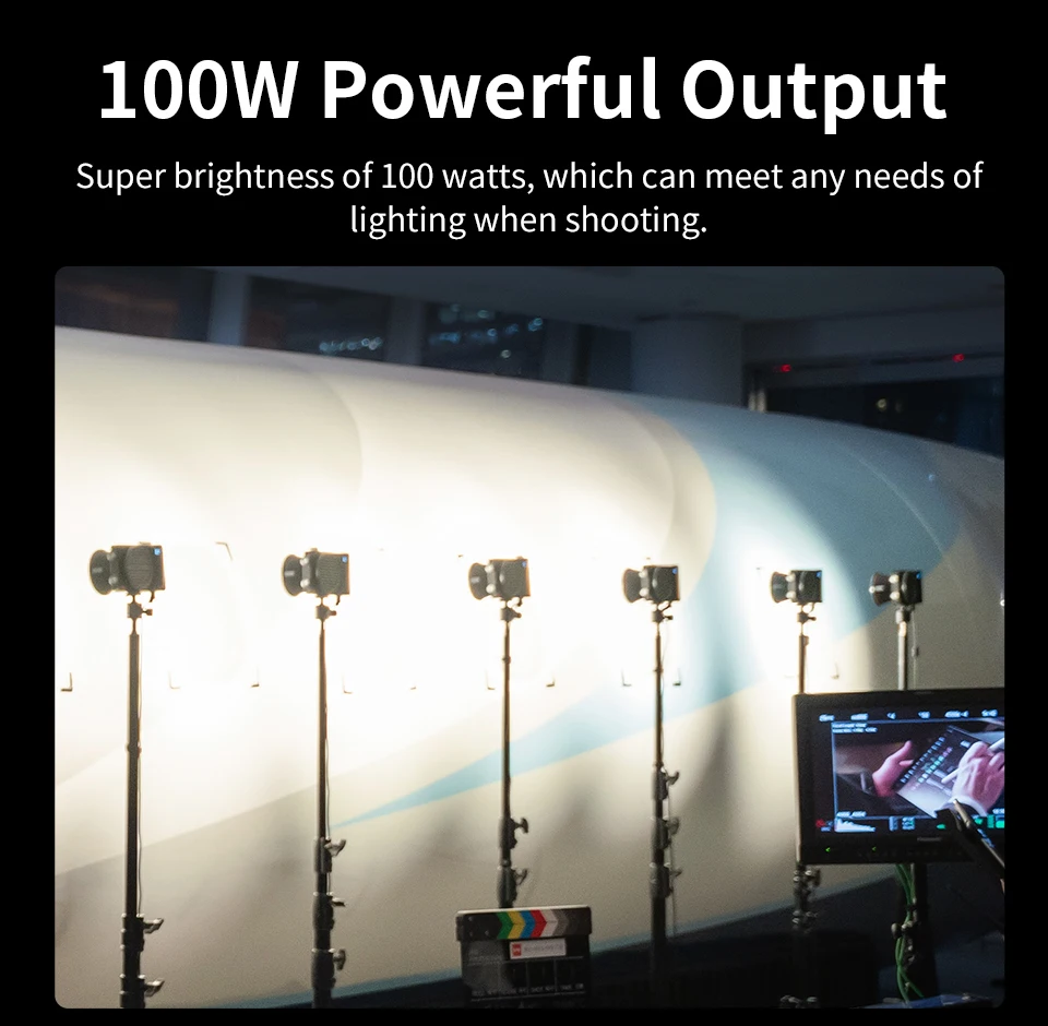 ZHIYUN Oficial MOLUS X100 100W ȘTIULETE de LED Lumina de Fotografie de Iluminat Lumina Video Video Shotting3
