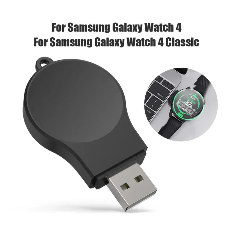 Încărcător USB Compatibil cu Samsung-Galaxy Watch4 40mm 44mm Ceasul 4 Classic 42mm 46mm Încărcare Rapidă Smartwatch X6HB3