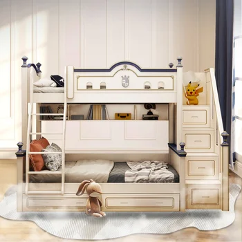 Aristocratic Lumină De Lux, Paturi De Copii De Înaltă Băiat MultiFunctional Supraetajate Copii Paturi Dormitor Camas Dormitorio Mobilier Acasă