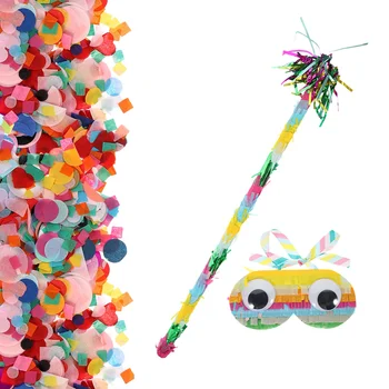 Pinata Accesorii Pinata Stick Pentru Fata Multicolore Bastoane Sărbătoare Ziua De Nastere, Decor De Aprovizionare Joc Băieți Lovind Jocuri