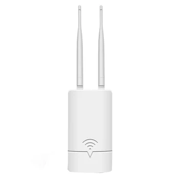 2.4 G/5G WiFi Wireless AP Router 1200Mbps cu 2X5DBi Antena Suport PoE și sursa de Alimentare DC pentru Exterior Monitor Plug SUA