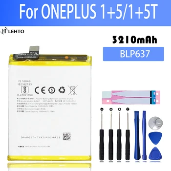 BLP637 Baterie pentru OnePlus 5 5T Un Plus de 5 5T A5010 1+5 1+5 Reparații Parte Original Capacitate Baterii de Telefon Mobil Bateria