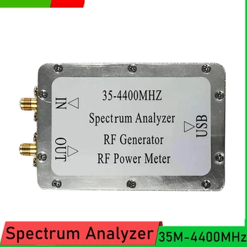 35-4400Mhz Analizor de Spectru RF generator de semnal Simplu Matura frecvență sursă de semnal RF power meter USB PC Software-ul de control