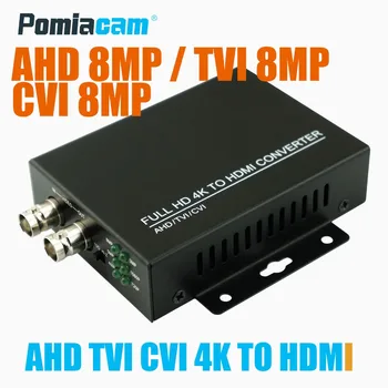 HDC-ADH Full HD 4K CVI/TVI/AHD+CVBS la HDMI Convertor Auto de Recunoaștere 4K 720P/1080P TVI AHD CVI 8MP CVBS la HDMI Convertor