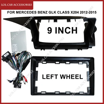 9 Inch Pentru Mercedes-Benz GLK-Class X204 2012-2015 Radio Auto Stereo Android GPS MP5 Player Fascia Planel Cadru de Bord de Acoperire