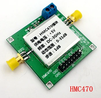 HMC470 Digitale de Frecvență Radio Atenuator Modul DC-3GHz 1DB pas pentru a 31DB Comandă Manuală și Programul de Control