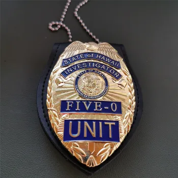 American insigna Metalică Hawaii Five-0 cer enforcer Insigna accesorii de film și televiziune elemente de recuzită de 1:1