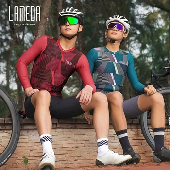 LAMEDA Nouă de primăvară și de vară cu mâneci lungi haine de ciclism Biciclete pentru bărbați biciclete jacheta Profesionala de biciclete rutiere haine de ciclism