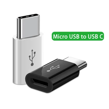 Adaptor OTG USB-C La Micro USB de Tip c Converter pentru Macbook Samsung Telefonul Mobil Xiaomi Accesorii Cablu Usb OTG Conector
