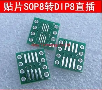 80BUC/LOT OS8 MSOP8 SOIC8 TSSOP8 SOP8 transforma DIP8 IC adaptor Adaptor de Priza placa PCB PB-FREE fără Pin Header