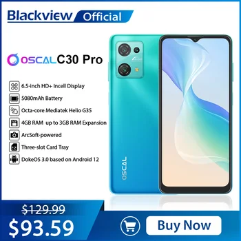 Blackview Oscal C30 Pro Android 12 Smartphone 7GB+64GB 6.5 Inch Telefoane Mobile 5080mAh Baterie Dual 4G Telefoane, telefon Mobil