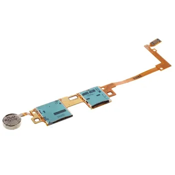 SIM Și Micro SD Card de Memorie Cititor de Contact Pentru Samsung Galaxy Note 10.1 SM-P605 Cablu Flex Cu Motor Vibrator