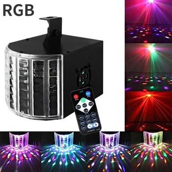 LED DJ Digital cu Laser, Lumină RGB, Disco Party de Iluminat cu Laser, de Crăciun Iluminat Scena de Proiecție Flash Atmosfera
