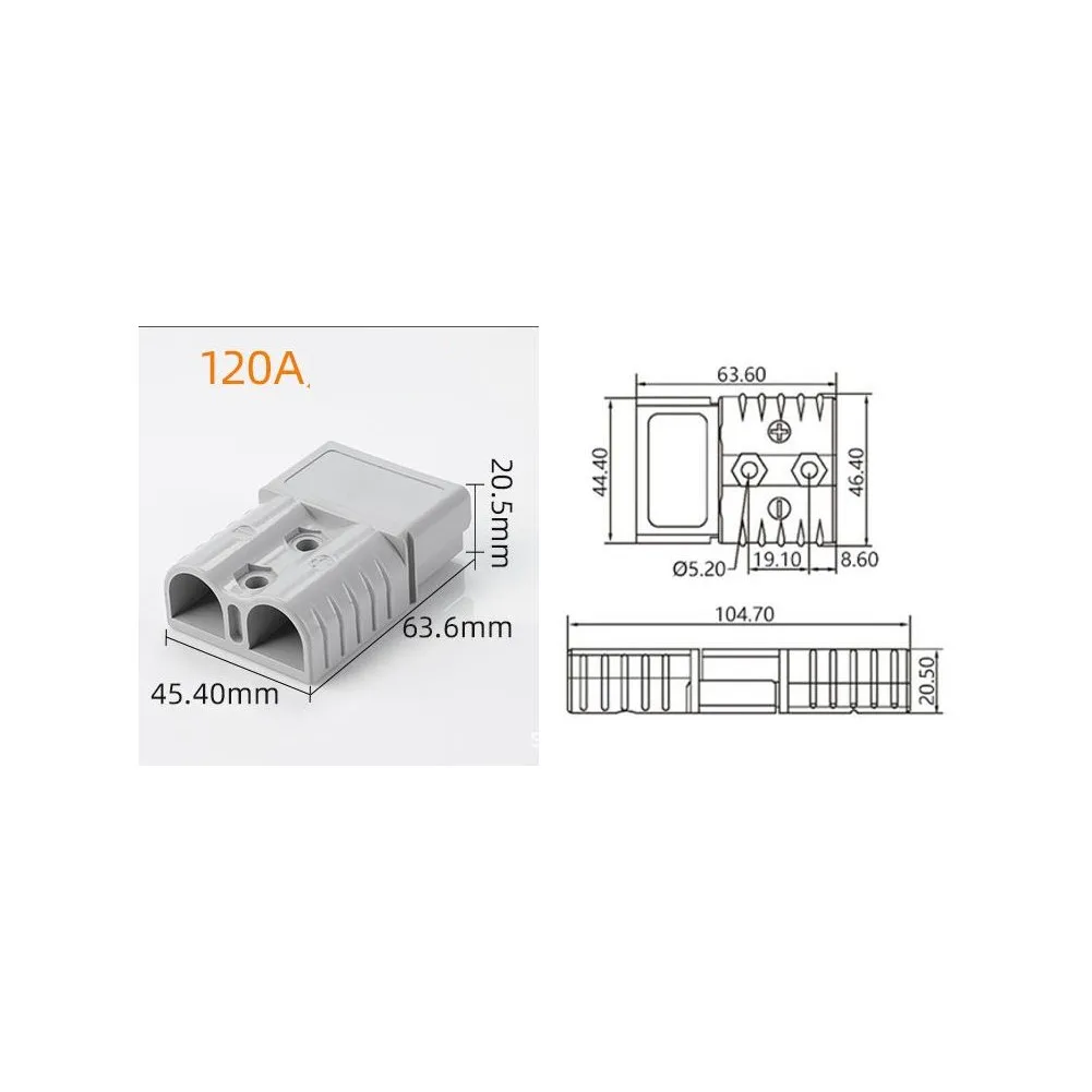 18pcs/set Prize Conectori de Cablu 12-24V 150*150*30mm 6AWG Conectori DC PENTRU Anderson Tip de Echipamente Electrice4