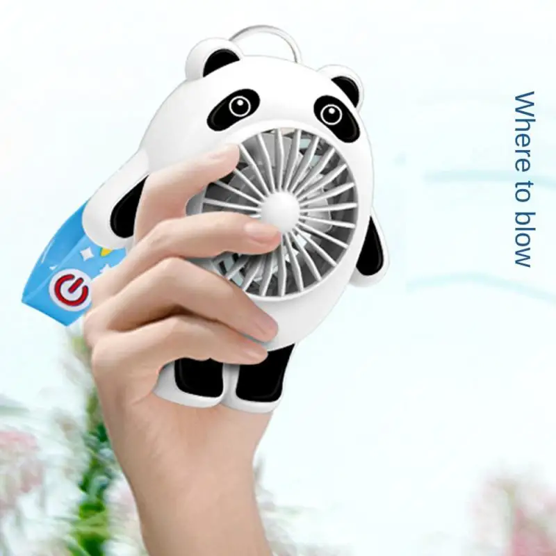 1~10BUC Panda Fan durată de Viață Mai lungă Robust Și Durabil Usb Fan de Încărcare Breloc Interesant Și Creativ, Drăguț Stil4