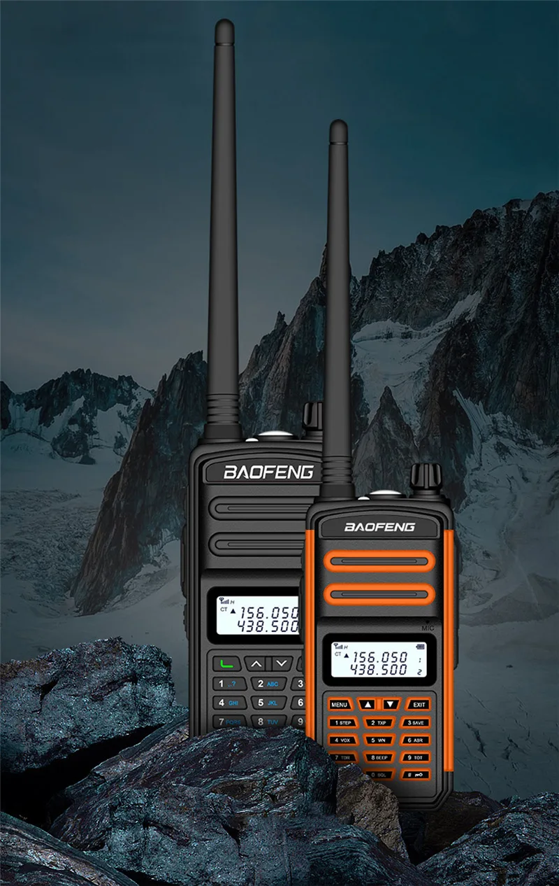 2 buc Baofeng BF-S5plus - TRIBAND watt 8 totală de 2 RADIO VHF/UHF136-174Mhz&400-520Mhz Dual Band Două fel de radio scanner de poliție4